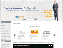 Tablet Screenshot of franchiseinnovations.org